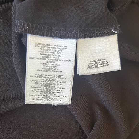 Anne Klein Black Fitted Tank Top - Picture 3 of 5